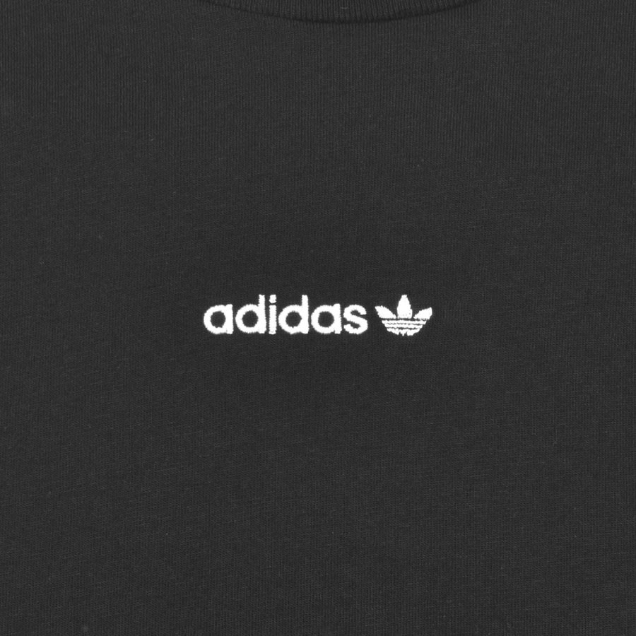 Alternative Image for Productadidas Originals Linear Repeat T Shirt Black3